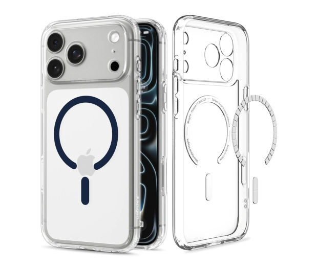 Spigen Ultra Hybrid MagSafe do iPhone 18 Pro/17 Pro (clear deep blu - 1586461 - zdjęcie 2